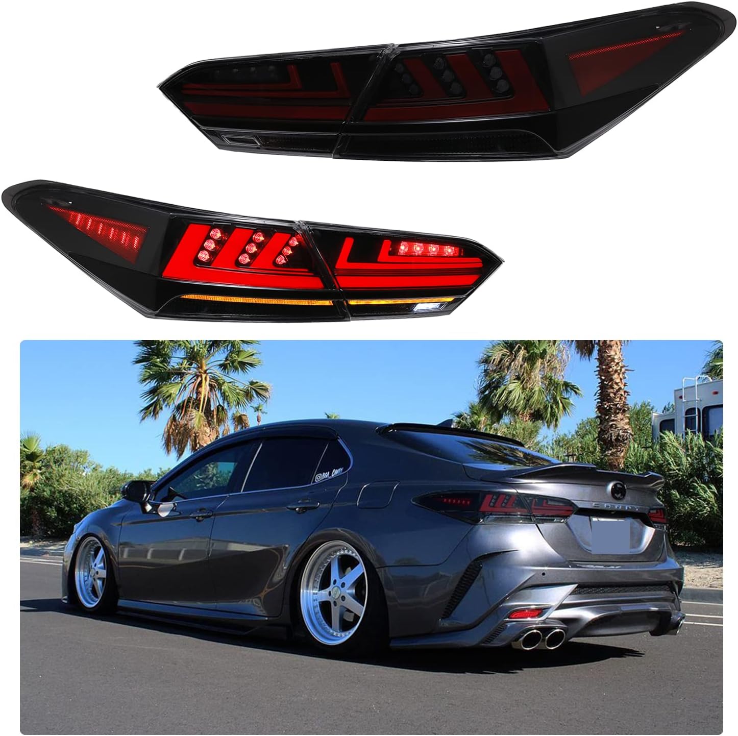 inginuity time LED Tail Light Assembly for Toyota Camry (2018–2023)