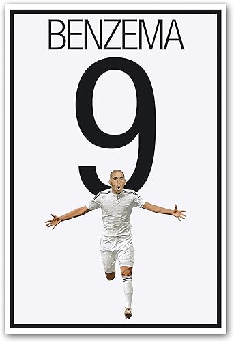 Póster de Karim Benzema - Arte Real Madrid