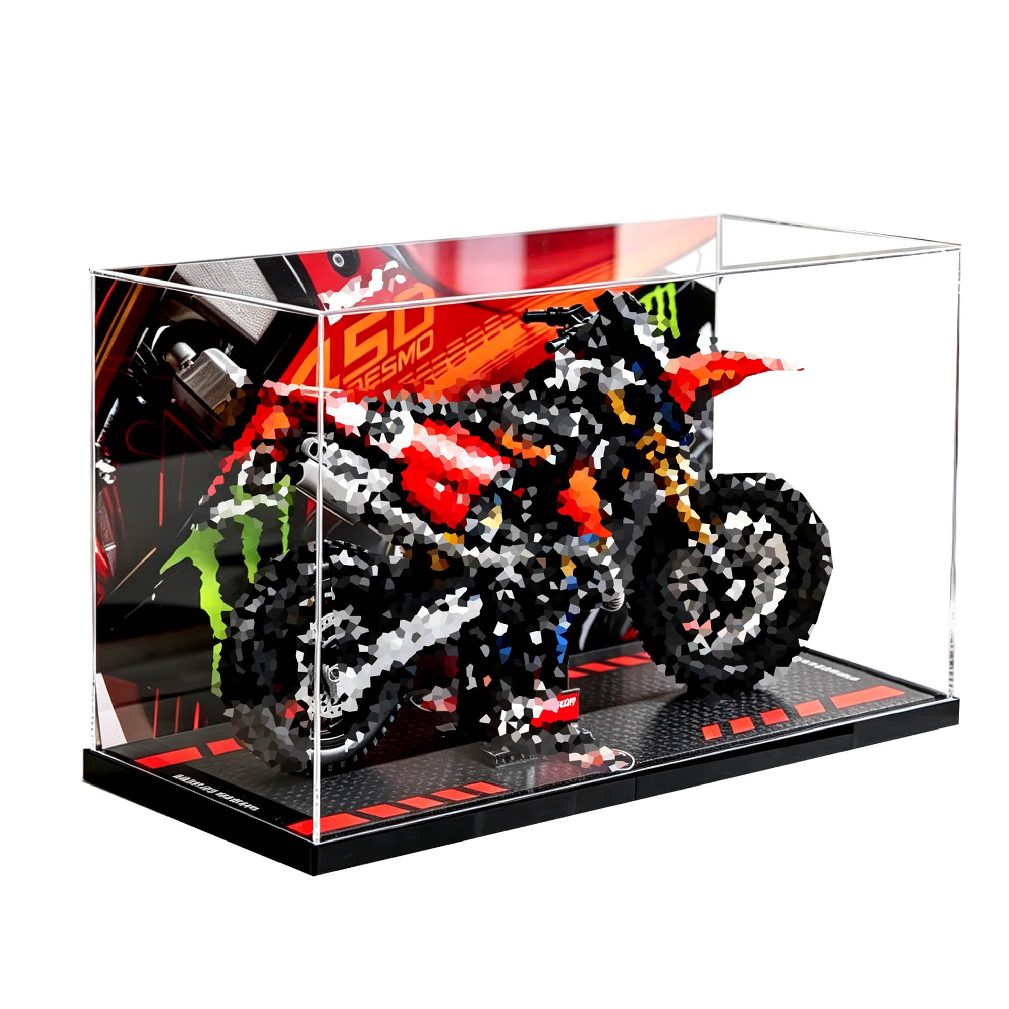 Vetrina compatibile con set moto Le-go 42238 (stile B)