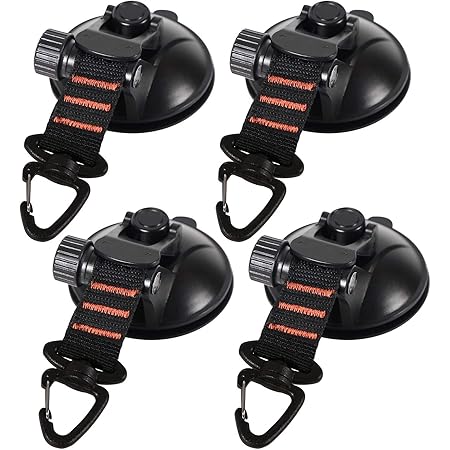 Amazon Redcamp タープ 吸盤 フック 強力 車 テント用 カーサイド サンシェード 荷物締めつき 4個入り A 吸盤 4個入り Diy 工具 ガーデン