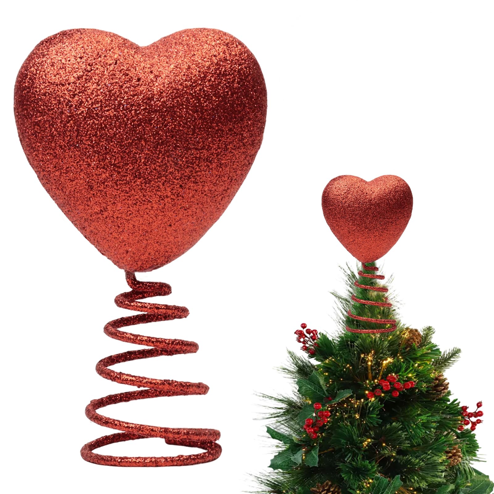 Decoración de corazón para San Valentín: ideal para mini árboles y fiestas en el hogar