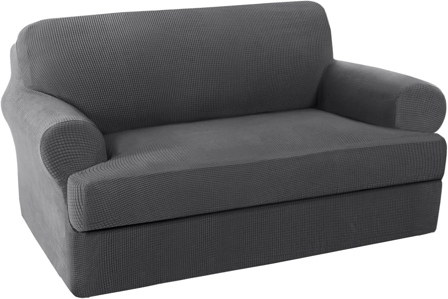 H.VERSAILTEX High Stretch Rich Jacquard 2Piece Loveseat Slipcover