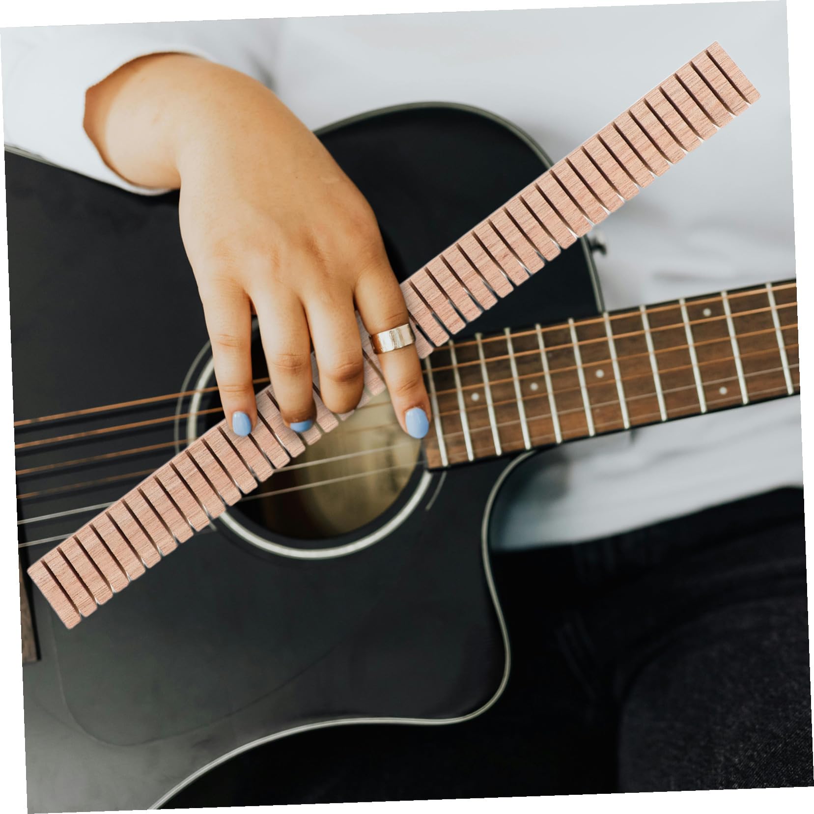 Mikinona 12 Szt. narzędzia gitarowe akcesoria na gitarę akustyczną dodatek do gitary Części i akcesoria gitarowe narzędzia lutnicze Khaki