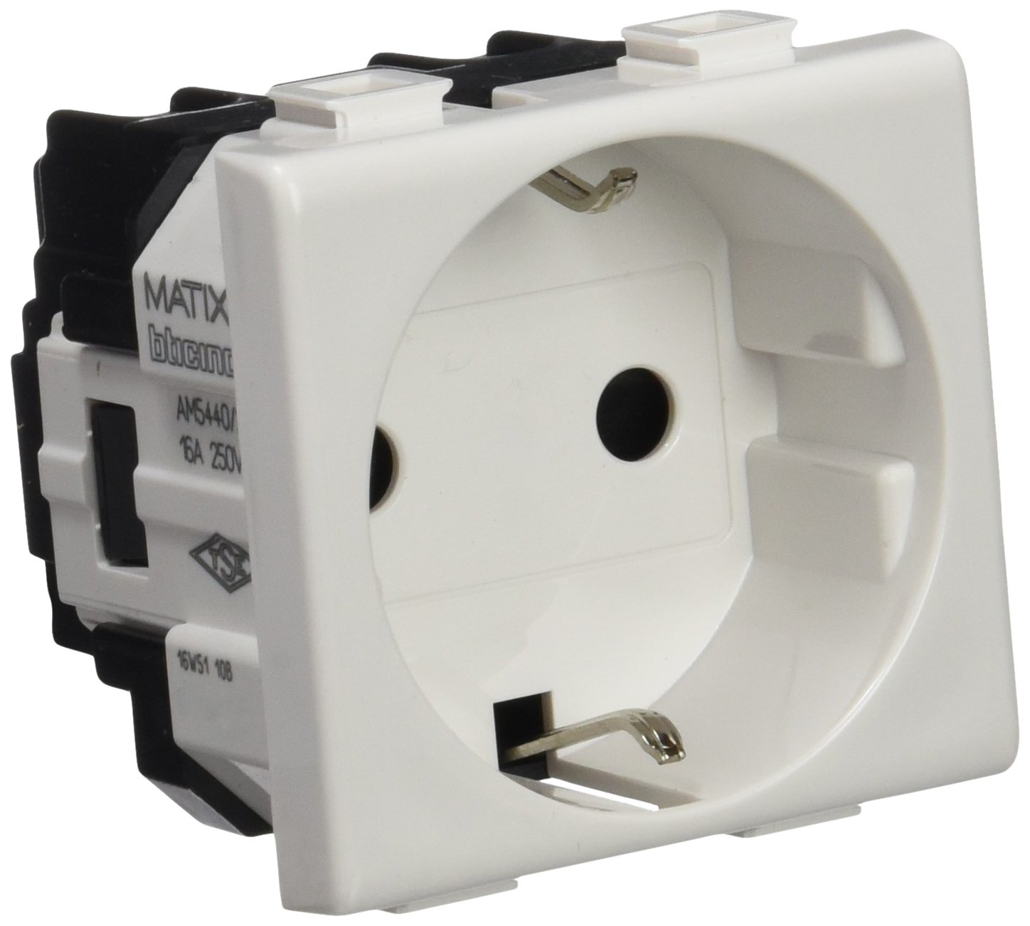 Presa Elettrica Legrand Bticino Magic 2P+T 16A – Sicurezza Integrata E Design Compatto (2 Moduli, 230V)