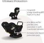 UPPAbaby Rove Convertible Car Seat - 2-in-1 Rear + Forward Facing - Quick + Secure 3-Step Install - Intuitive Safety Technology + Comfort Features - Cup Holder Included - Jake (DualTech Black Mélange)