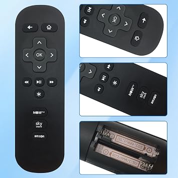 Replacement NOW TV Remote Control for all NOW TV BOX remote-No Setup Needed - (not for now tv stick)