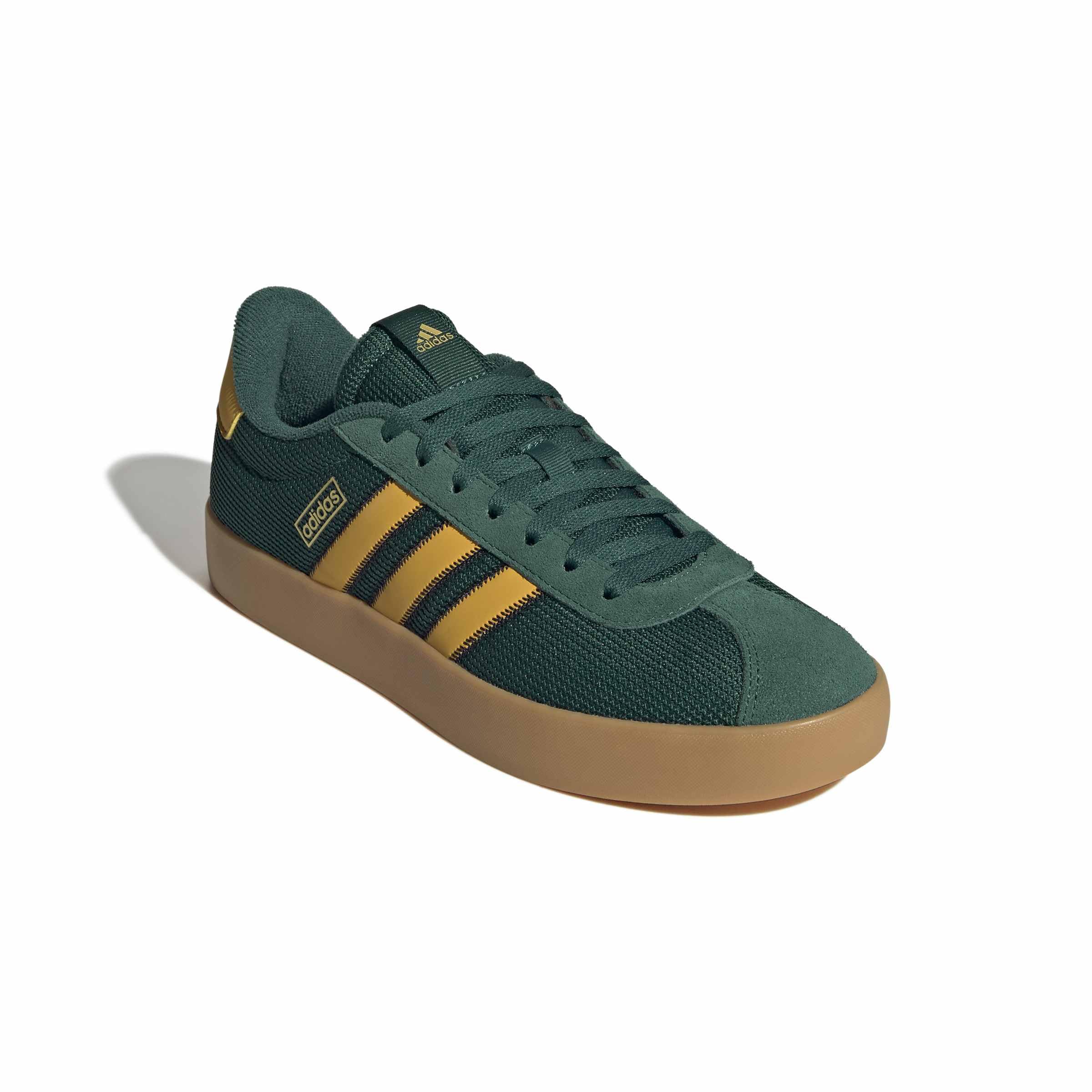 adidas Hombre VL Court 3.0 Shoes, Collegiate Green/preloved Yellow/Gold Met., 44 EU