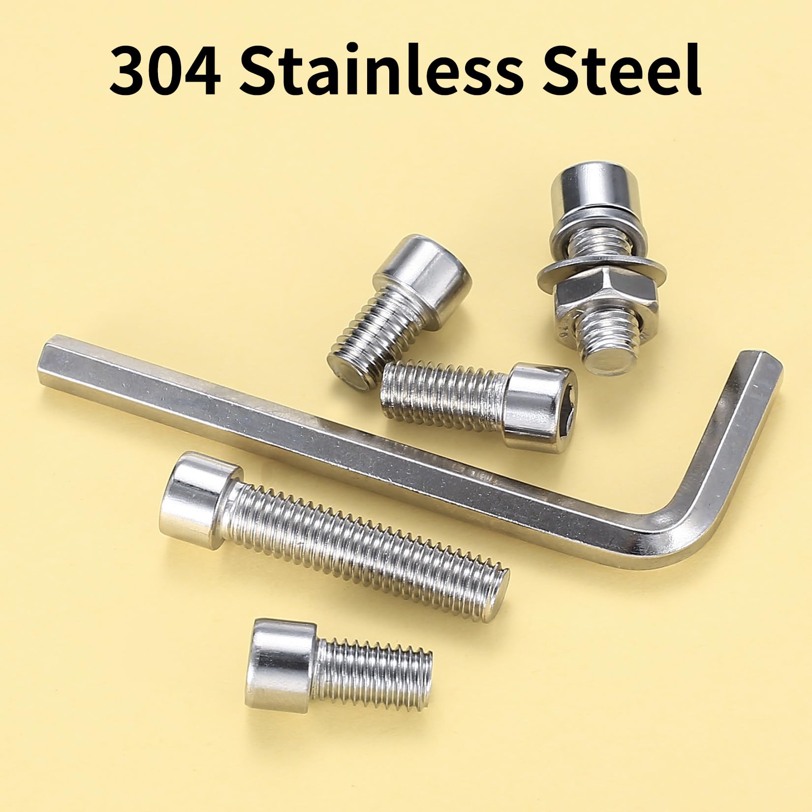 Vite Inox 316 Serie Complete Con Dado E Rondella - Foto 2