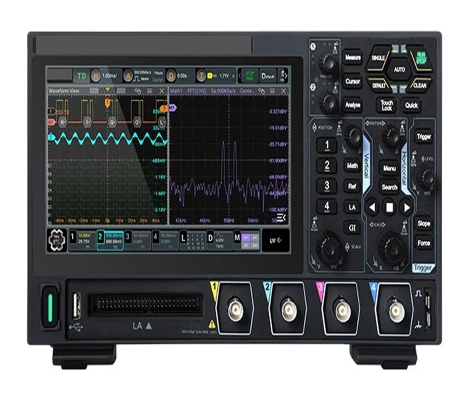 D-HO914 Osciloscopio Digital D-HO914S D-HO924 D-HO924S 4 Canales 125/250MHz 12 Bit 1.25GSa/Seg 50MPts Profundidad(DHO924S,EU)