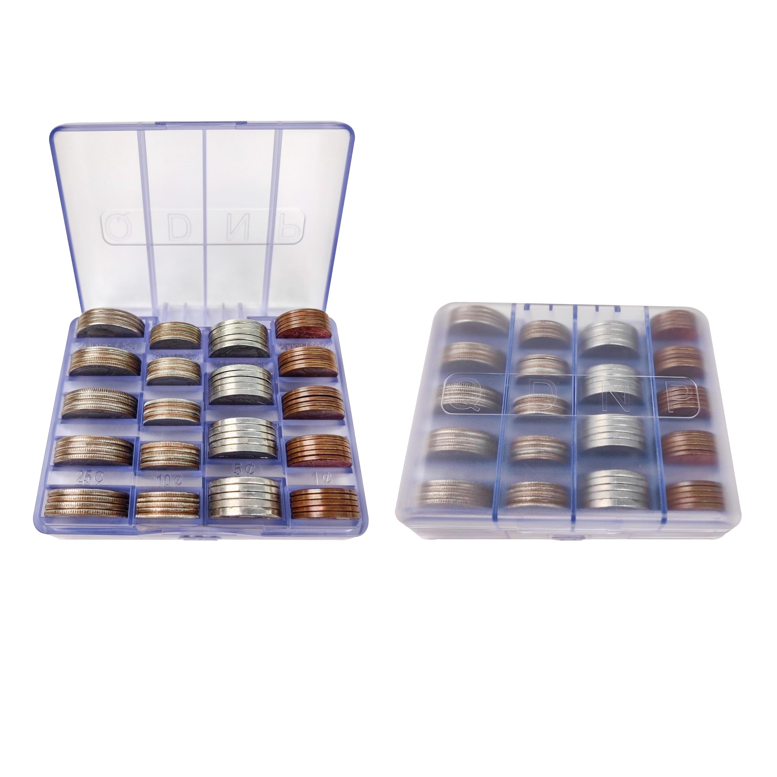 Amazon.com : Kortkoin 2pcs Mini Coin Holder for Car, Coin Counter