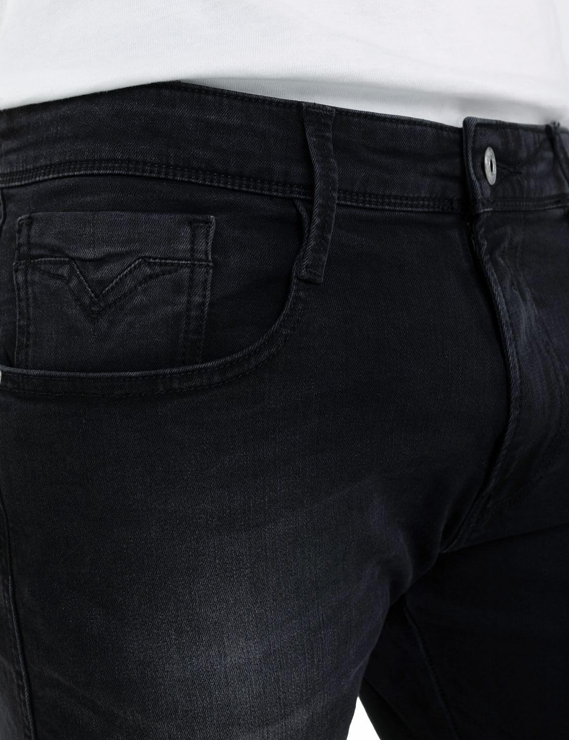 Replay Jeans Anbass Slim Fit da Uomo con Power Stretch