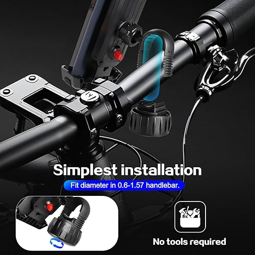 Miniatura 4 de Soporte para teléfono para bicicleta, soporte para motocicleta, soporte para teléfono para motocicleta, soporte para manubrio en teléfonos, soporte