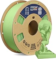 Vista 29 de Overture PLA Plus (PLA+) Filamento de 1/16 pulgadas, dureza mejorada con rollo PLA, con superficie de construcción 3D de 7.87 × 7.87 pulgadas, PLA