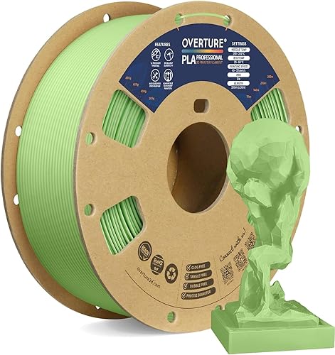 Vista 158 de OVERTURE PLA Plus (PLA+) Filament 1.75mm, Stronger & More Durable, Professional Toughness 3D Printer Filament 1kg (2.2lbs), High Precision +