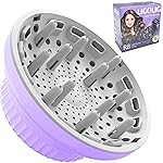 LIGOLIG Hair Difuser Attachment Universal Diffuser Hair Dryer for 1.4-inch to 2.4-inch Blow Dryer, Hair Diffuser for Curly Hair and Natural Wavy Hair (Purple)