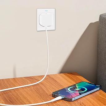 White Soft Silicone Charger Case for Apple 40W Dynamic Power Adapter