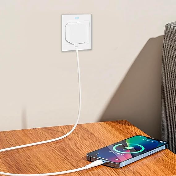 White Soft Silicone Charger Case for Apple 40W Dynamic Power Adapter