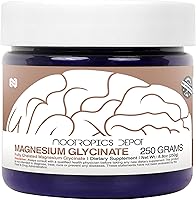 Vista 4 de Nootropics Depot Polvo de glicinato de magnesio 8.82 oz Suplemento mineral Suplemento de magnesio Apoya la salud del corazón, los músculos