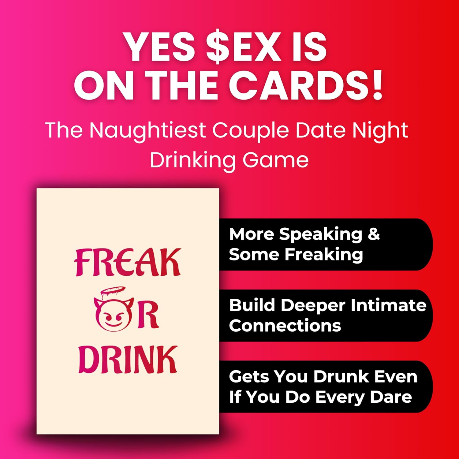 Anything But Vanilla Edition - The Freakiest Couple Drinking Game Perfect For Date Nights, Birthdays & Anniversaries - Let's Get Drunk, Wild & Freaky! | Valentines Gifts For Him/Her