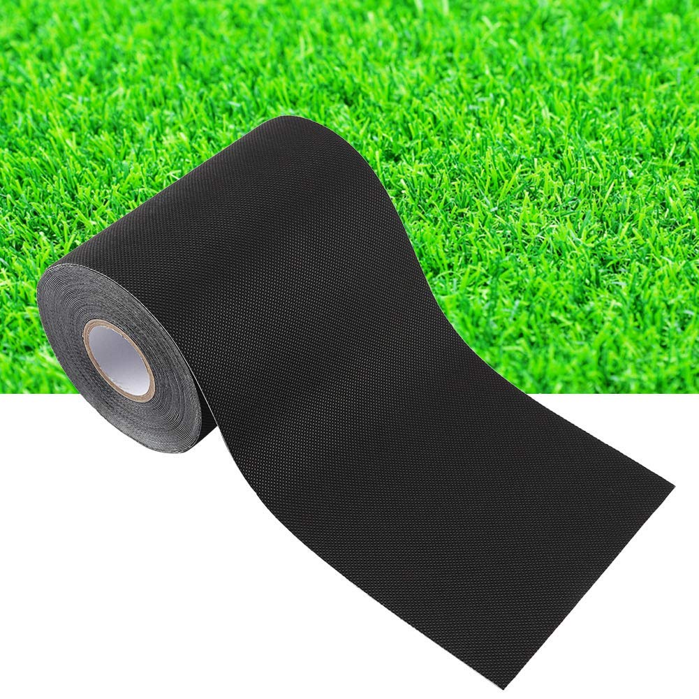 Duokon Ruban adhésif noir pour gazon artificiel - 15 cm x 1000 cm