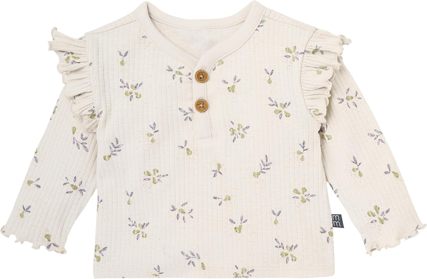 Modern Moments by Gerber baby-girls 4-pack Henley Top and Pants Set - Image 2