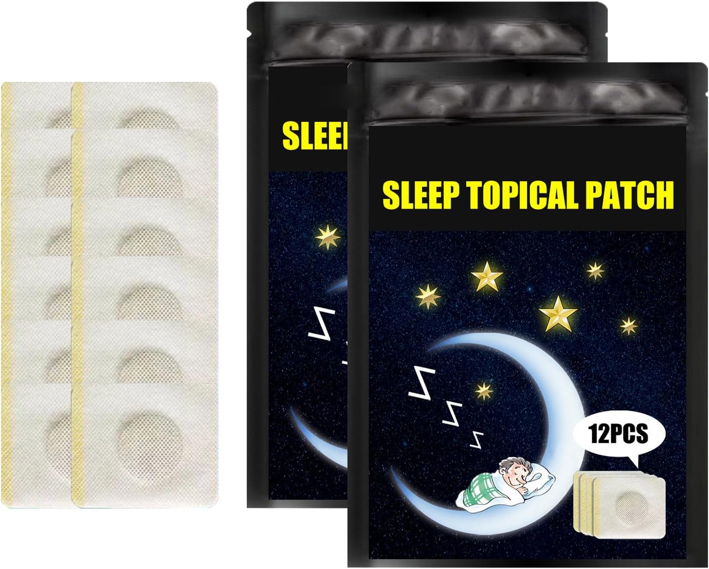 24Pcs Sleep Patches, Sleep Topical Support Patches, Calm Sleep Patch
