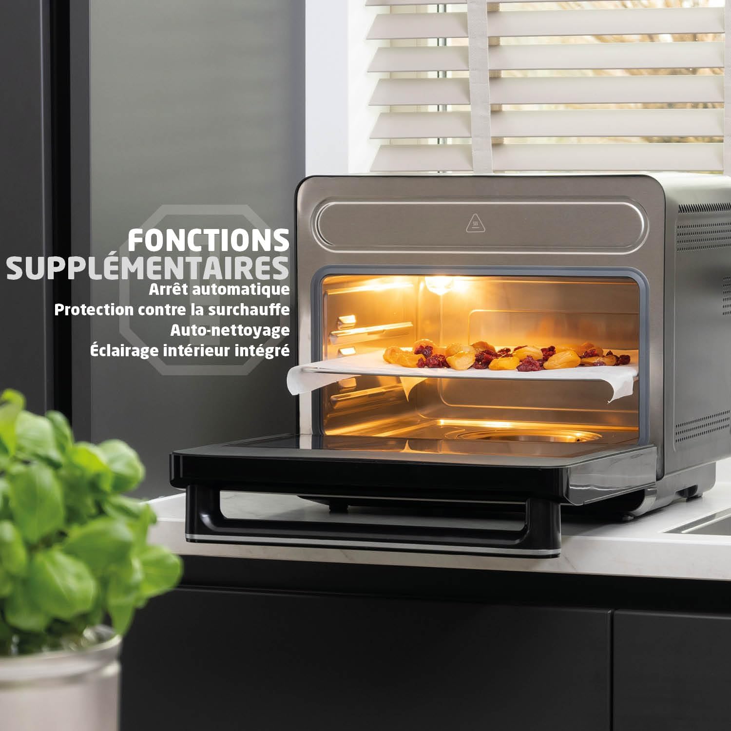 BREND BR-2234 oven with additional functions listed