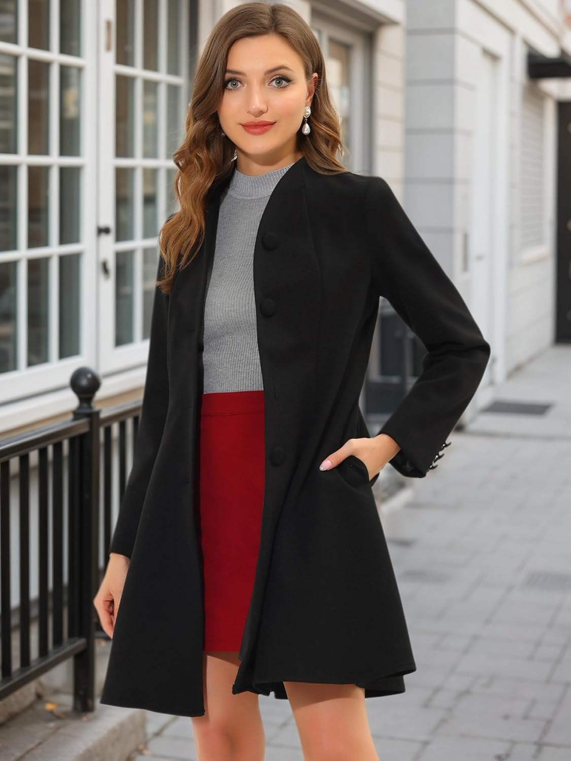 Classic A-Line Winter Outerwear Styled for a Polished Look