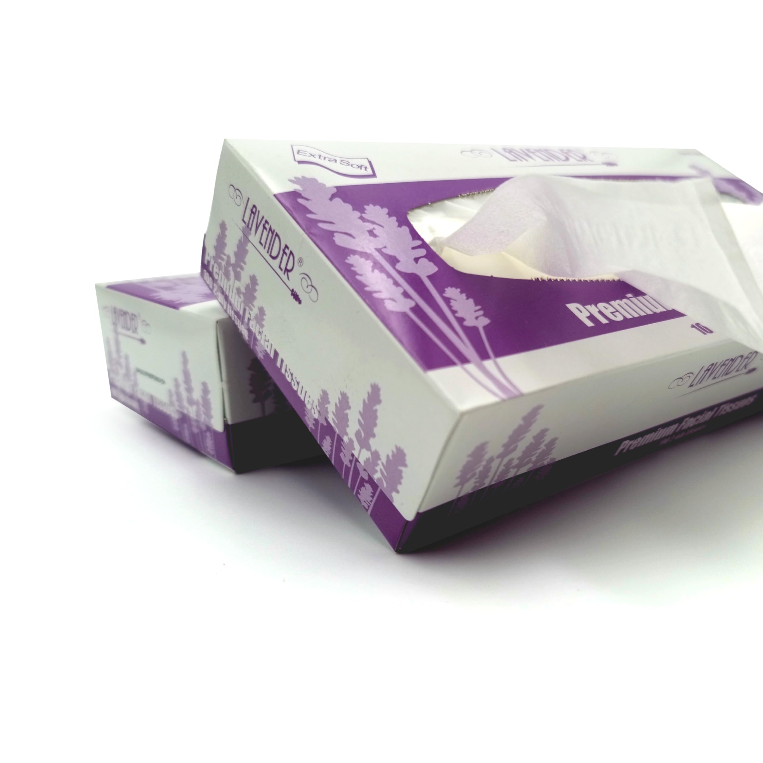 Premium Facial Tissues 2-ply 7 x 8 5 Flat Box 100 pc box 30 boxes case