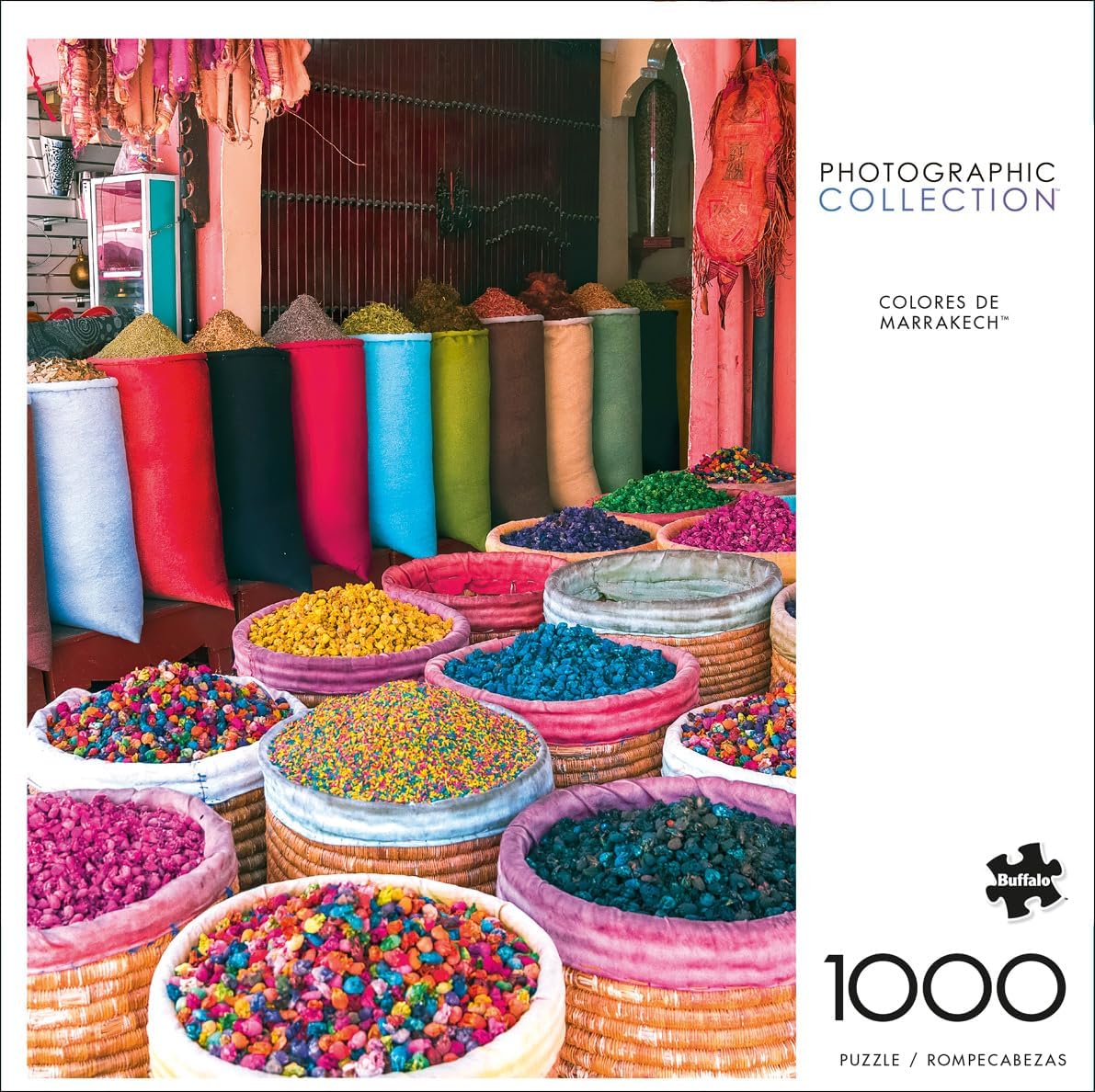Buffalo Games - Miguel Angel - Colores de Marrakech - 1000 Piece Jigsaw Puzzle for Adults Challenging Puzzle Perfect for Game Nights - Finished Puzzle Size is 26.75 x 19.75