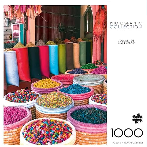 Miniatura 2 de Buffalo Games - Colores de Marrakech - Rompecabezas de 1000 piezas para adultos desafiante rompecabezas perfecto para noches de juego - Tamaño