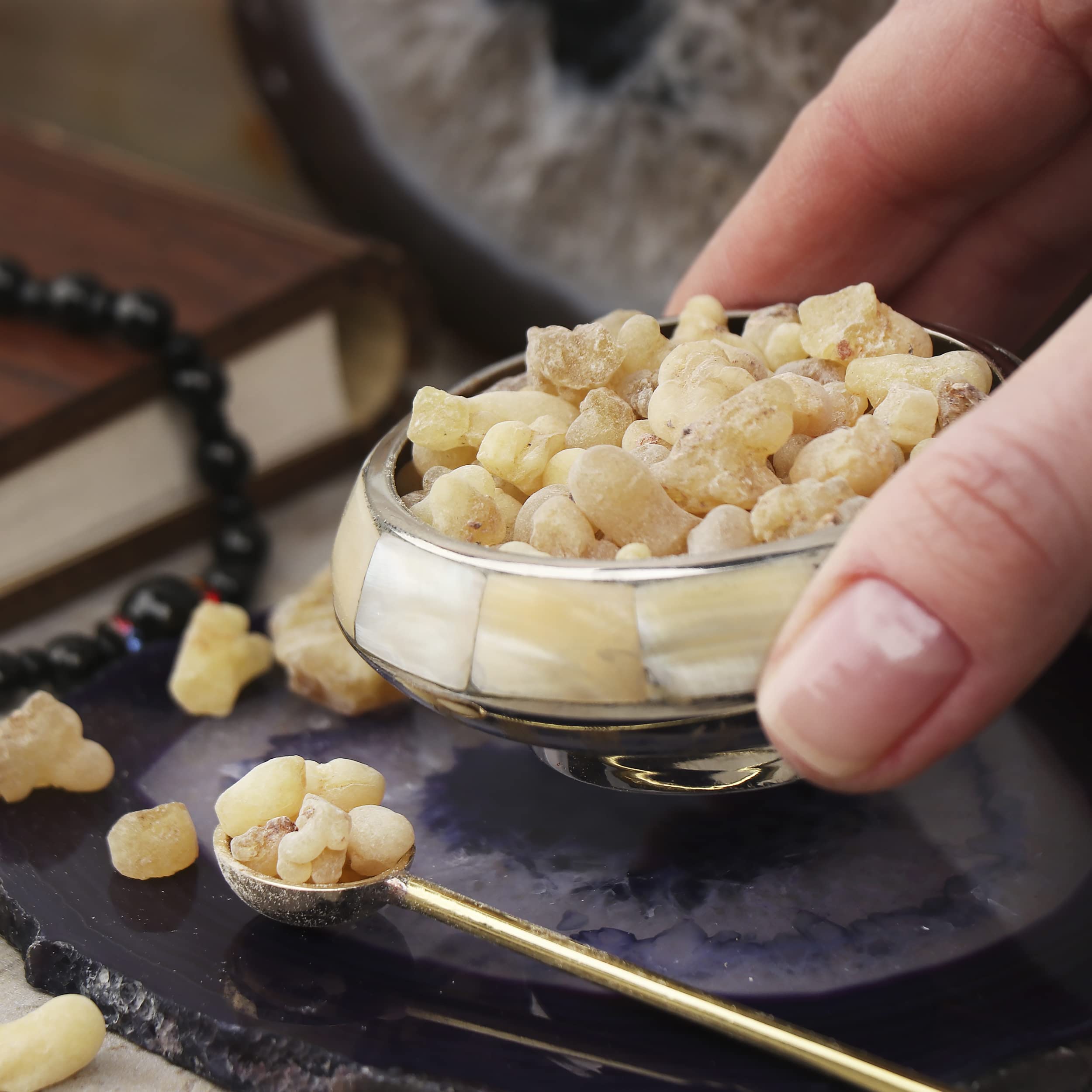NKlaus Eritrea Piselli grandi 1kg Olibano incenso Frankincense resine naturali Olibano Boswellia papyrifera 1099