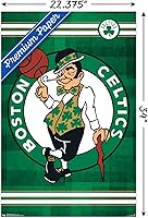 Vista 3 de Trends International Boston Celtics-Logo 14 - Póster de pared premium, 22.375 x 34 pulgadas