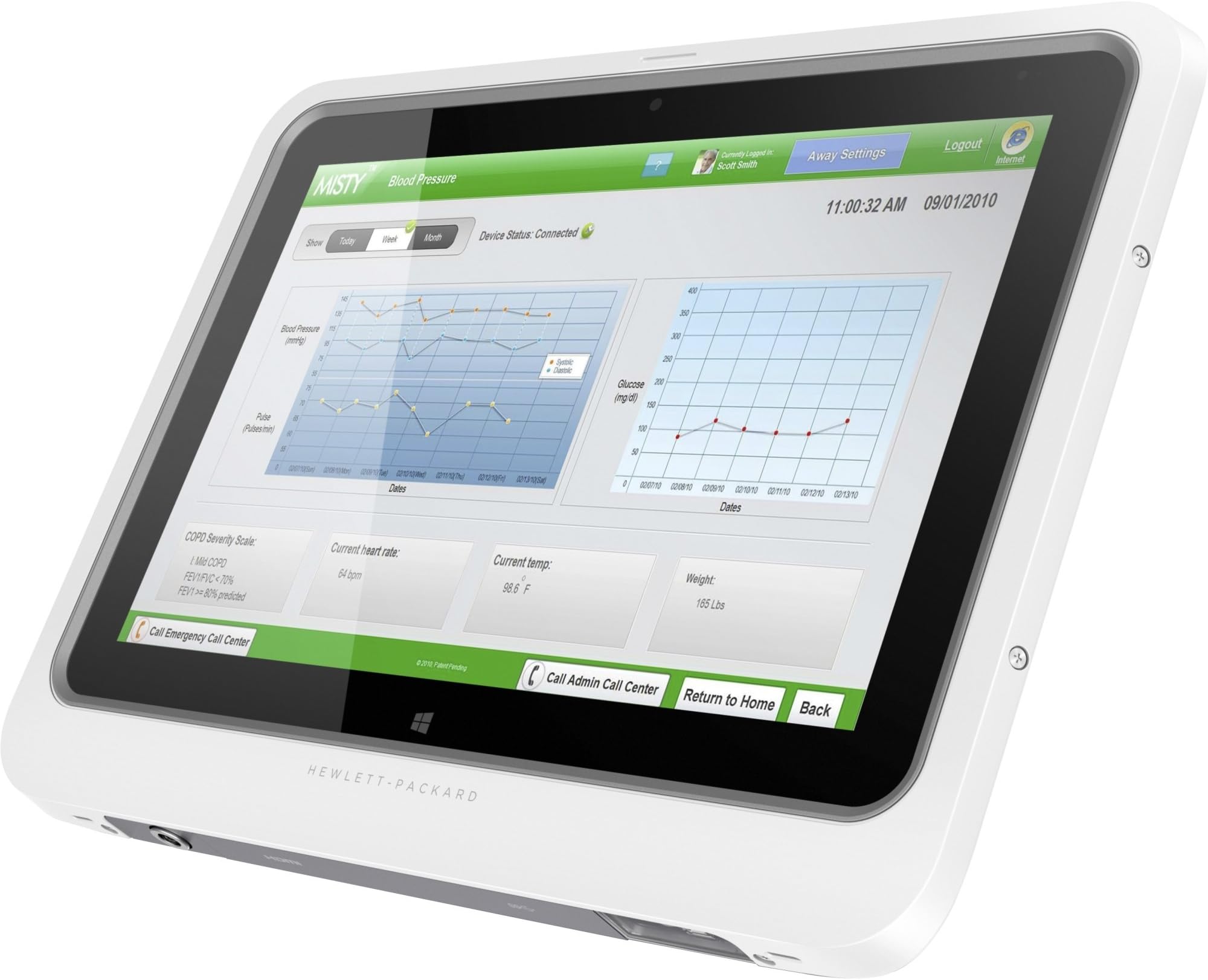 ElitePad 1000 G2 Rugged Healthcare Tablet L4A46UT 4GB 128GB SSD Win 8.1 Pro (Win10 Pro Upgrade)