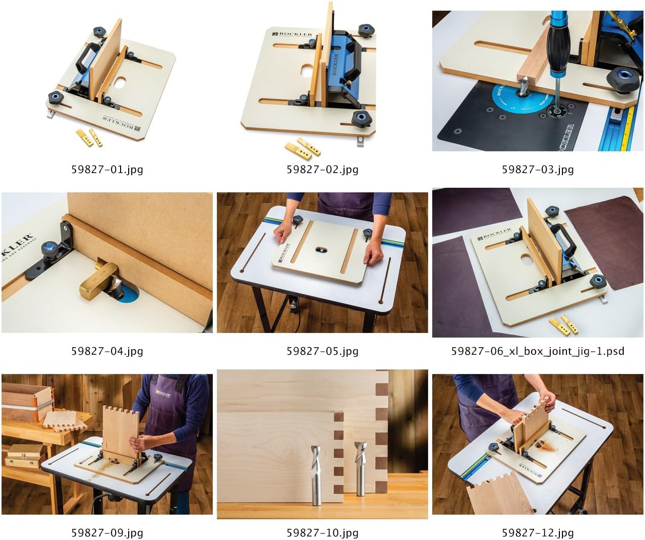 XL Box Joint Router Jig – Precision Indexing & Box Joint Jig for Router Table – Airtight Fit, Smooth Glide Sled & Durable Table Saw Jigs – Ideal Framing Jigs for Cabinets & Router Table Woodworking