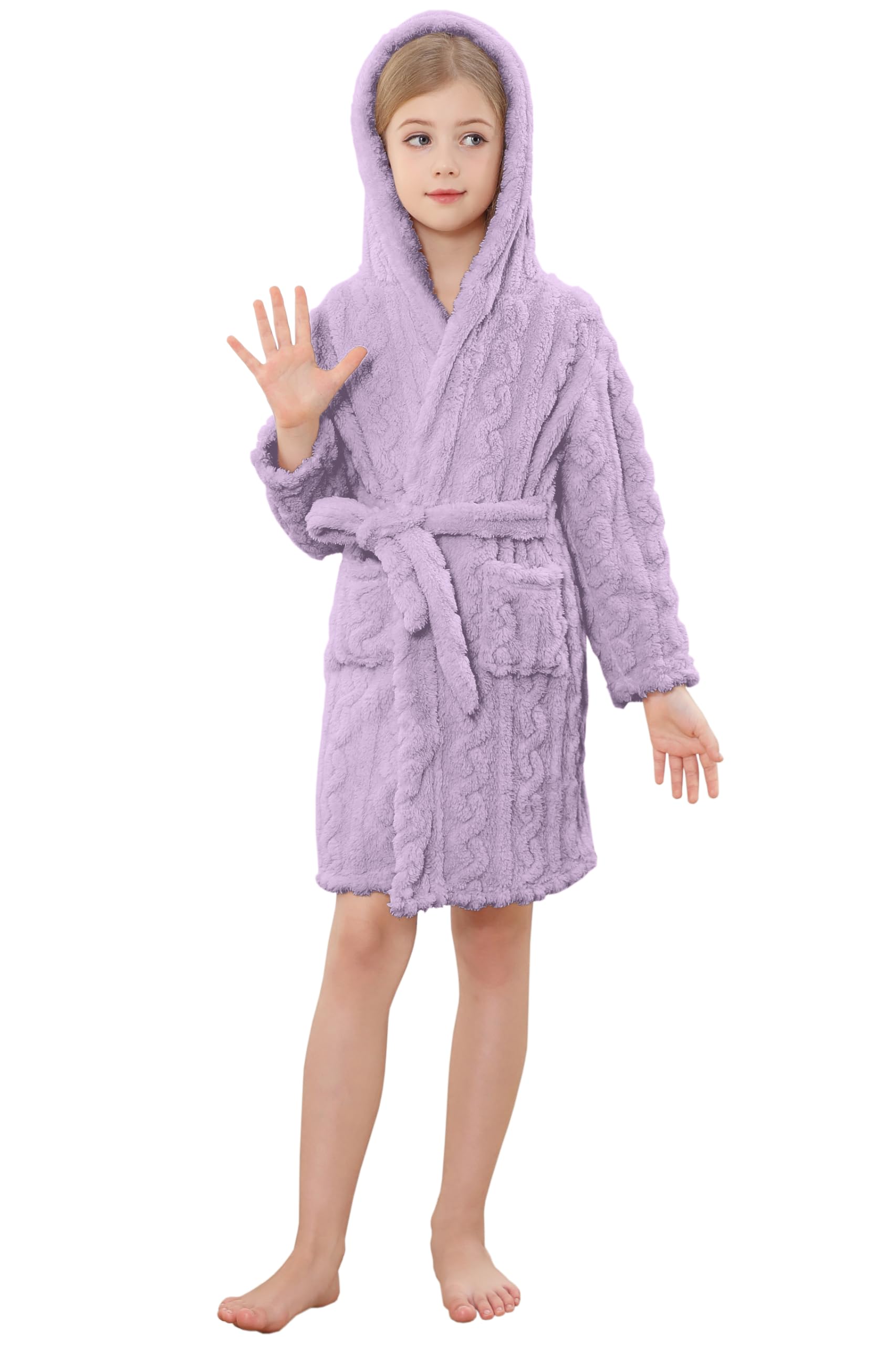 Ameyda Kids' & Adult Soft Flannel Bathrobes, 1 Year - Adult XL