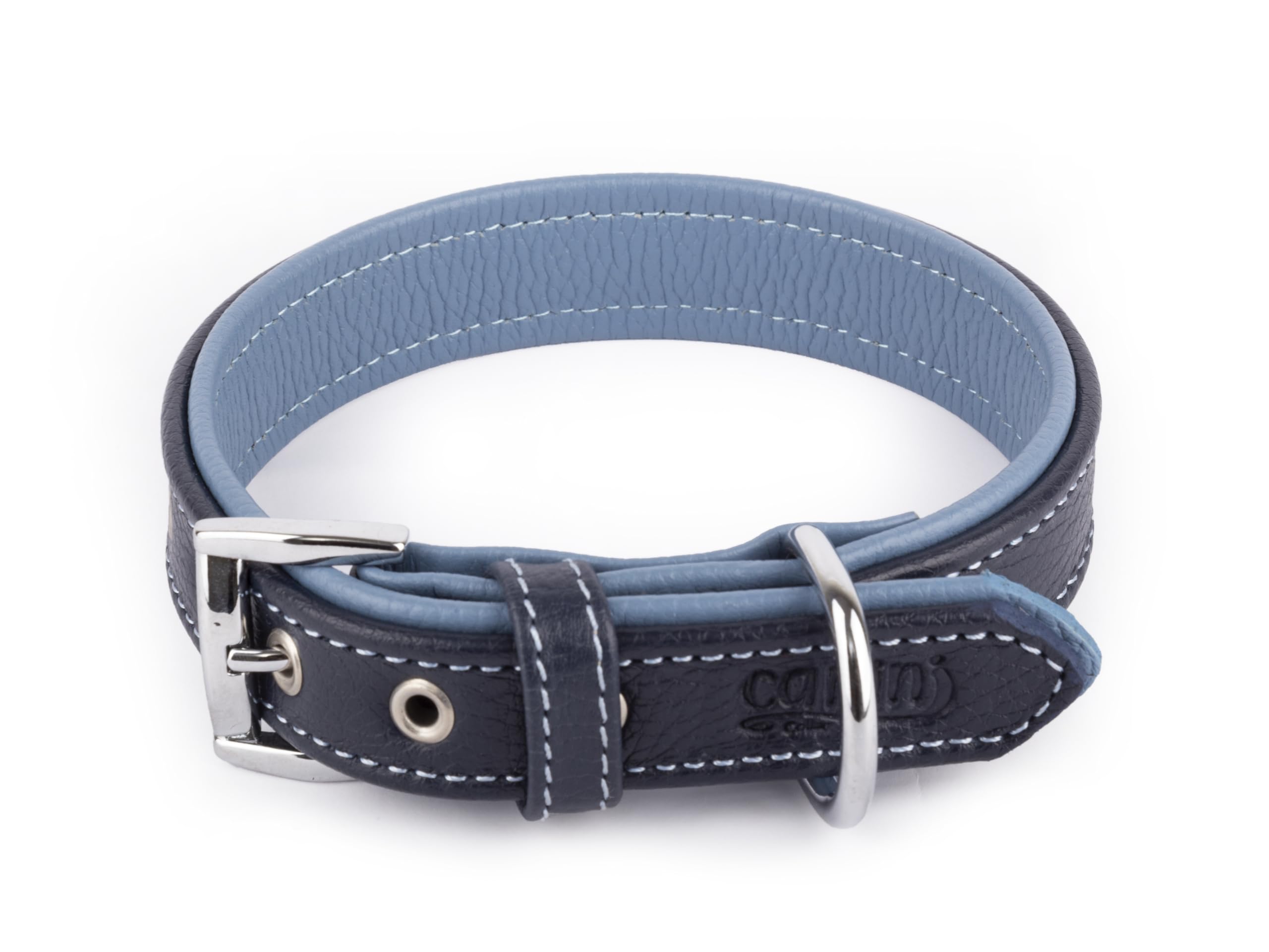 Canini Collar Hakiki Flotter Deri Köpek Tasması, Çift Katlı…