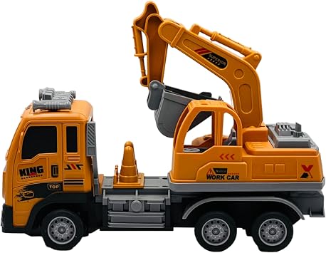 Uzaktan Kumandalı Şarjlı Full Fonksiyon Işıklı İnşaat Makineleri 27 Mhz 1:16 Ölçek (Kepçe)