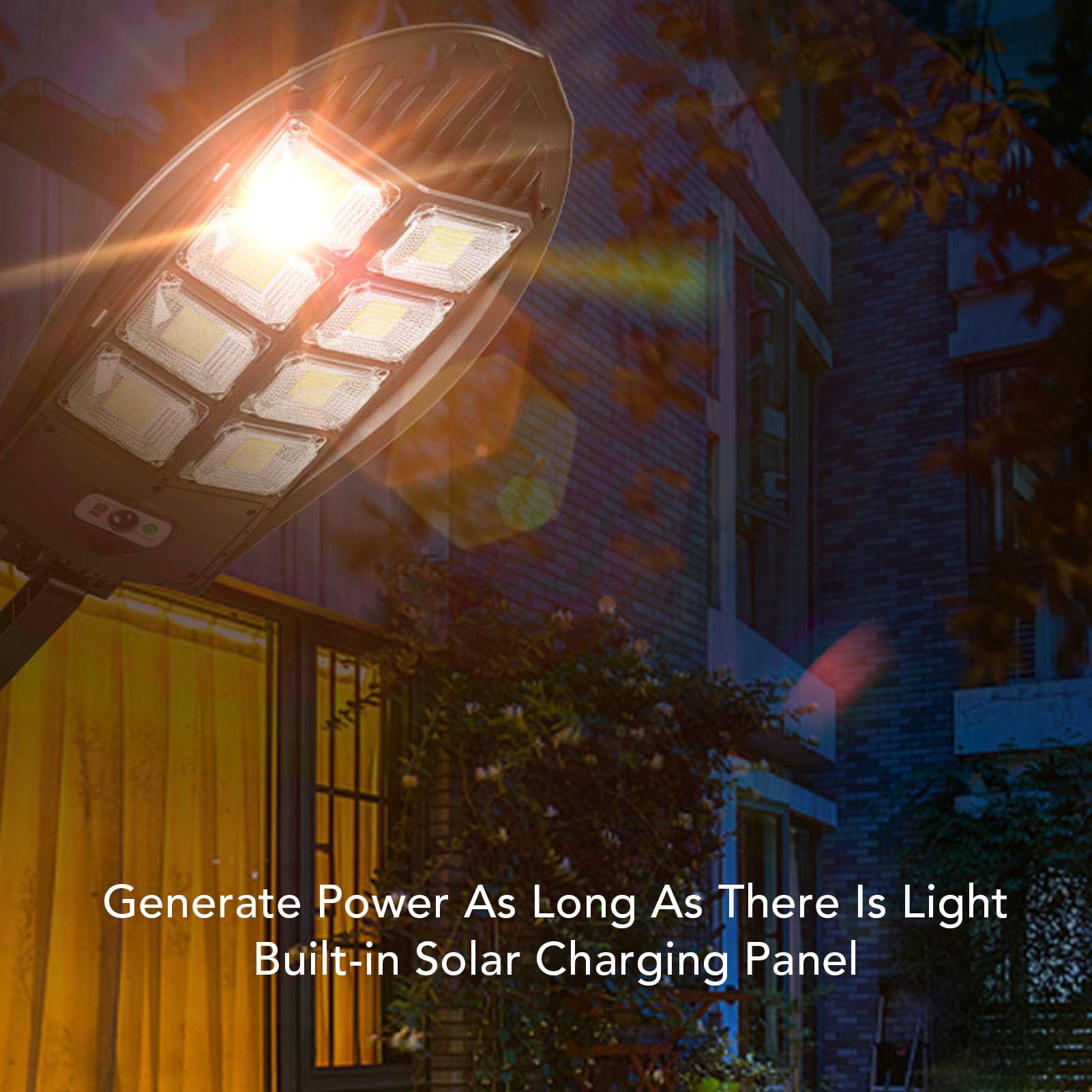 Sxhlseller Solar-Bewegungssensor Außenleuchte, Helle 10W LED