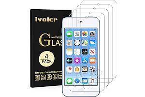 ivoler 4-Pack Screen Protector for iPod Touch 7, 6, and 5