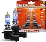 SYLVANIA - 9006 SilverStar Ultra - High Performance Halogen Headlight Bulb, High Beam, Low Beam and Fog Replacement Bulb, Brightest Downroad with Whiter Light, Tri-Band Technology (Contains 2 Bulbs)