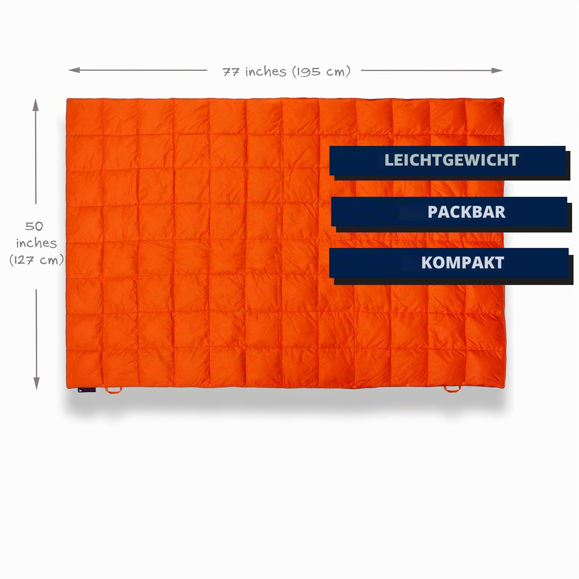Get Out Gear Daunen-Campingdecke, leicht, verstaubar, 650 Füllkraft, Daunendecke, kompakt, wasserdicht und warm, Rucksackreisen, Steppdecke für Camping, Wandern, Reisen, Hängematte