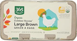 365 by Whole Foods Market Organic Large Brown Grade A Eggs 18 Count, 18 CT
