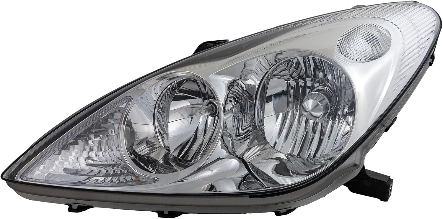 Compatible with 02-03 ES300 Front Halogen Headlight Headlamp Head Light Lamp with Bulb Left Driver Side