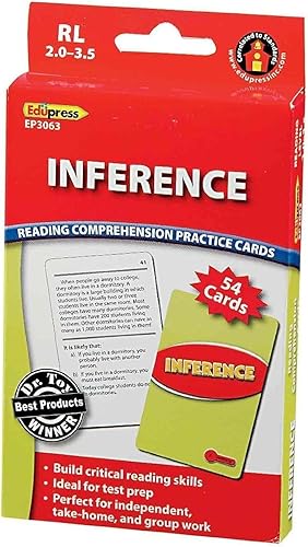 Miniatura 7 de Edupress Tarjetas de práctica de comprensión de lectura, inferencia, nivel verde (EP63400) Medio