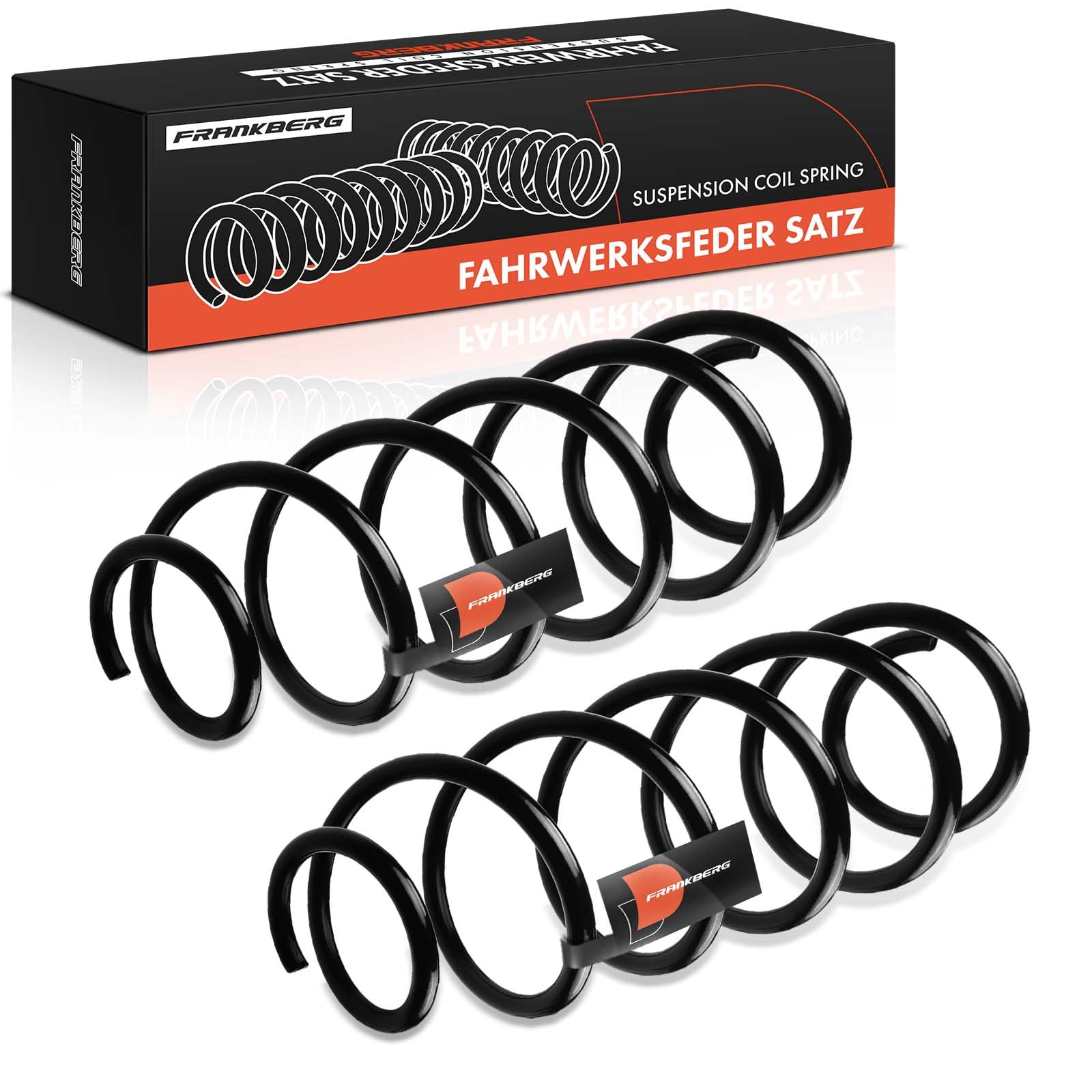 Frankberg 2x Ressort de suspension Remplacer# RH6395,550200003R | Compatible avec Laguna III Grandtour KT0/1 1.5 dCi 1.6 16V 2.0 dCi 2.0 16V 2.0 16V Turbo 2007-2015
