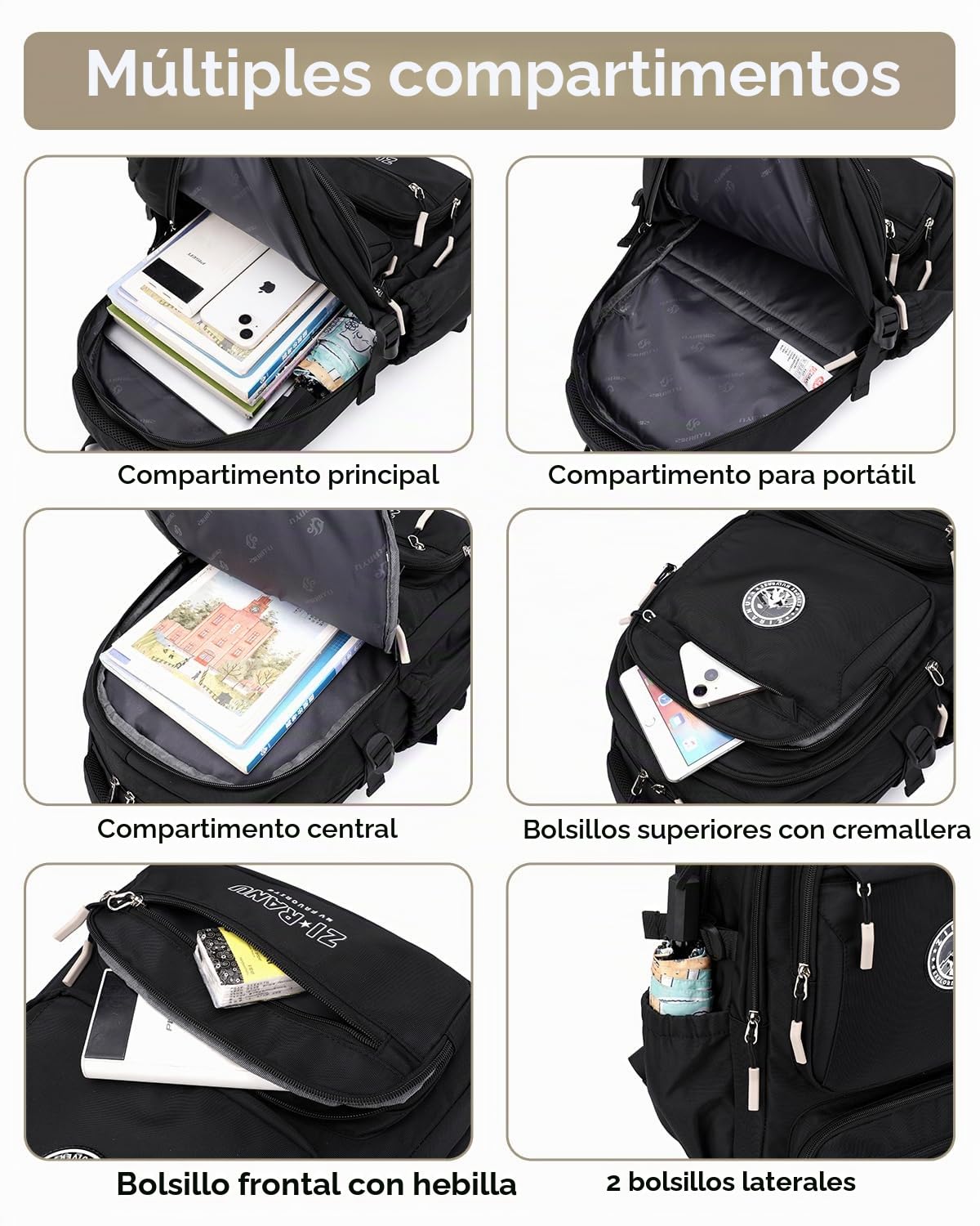 Tanou Mochila Escolar con Ruedas, 30L Mochila Adolescente Chico con Carro, Impermeable Trolley Bolsa de Ruedas Niño para la Escuela Secundaria y Bachillerato