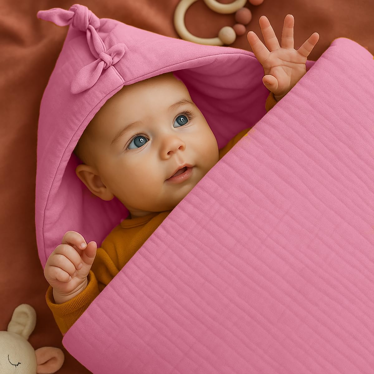 PAPATE - Nid d'ange en Coton Biologique - Doux et Respirant - pour Bébé et Enfants - Fabriqué en France - Idéal pour Nouveau-nés