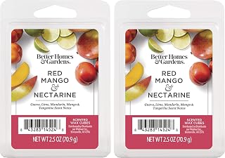Better Homes and Gardens Scented Wax Cubes 2.5oz 2-Pack (Red Mango and Nectarine)