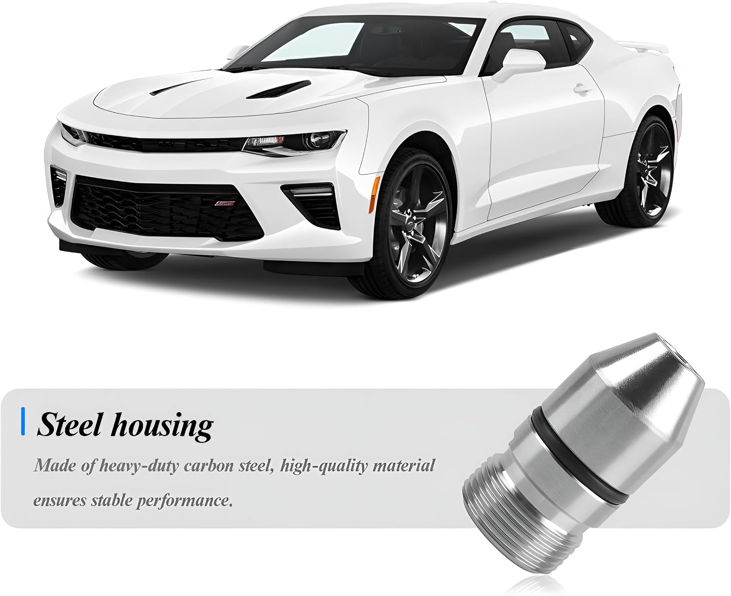 345215 Car Bullet Speedometer Gear Sleeve Housing, 3PCS/Set Vehicle Speedometer Driven Leaks with O-Ring and Metal Wrapped Seal Kit, Automotive Gear Housing Compatible with TH350